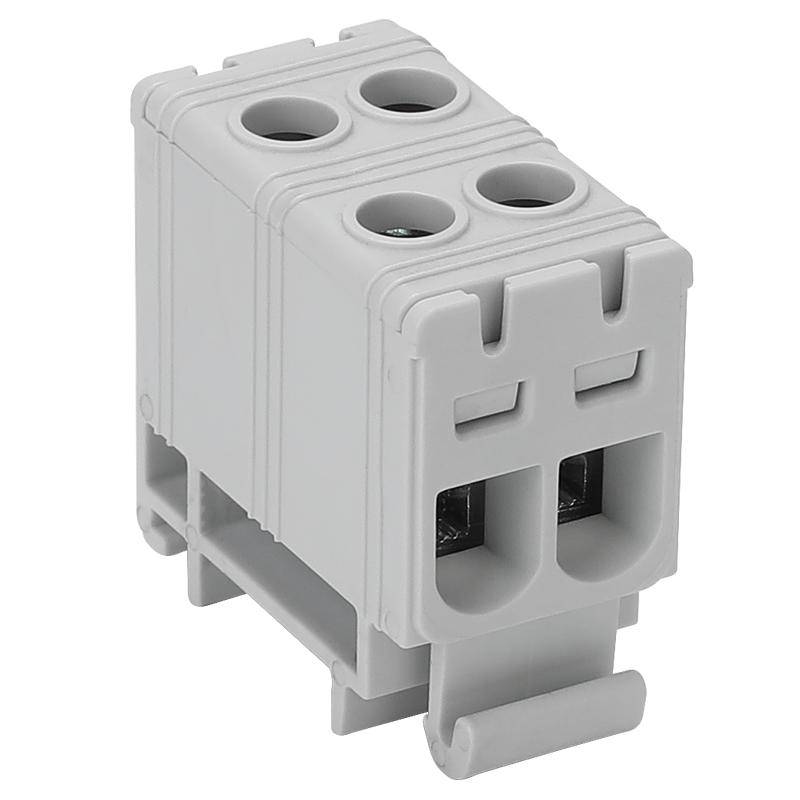 Złączka kompaktowa na szynę, szara 1.5-16mm2 FLEAL-16/2