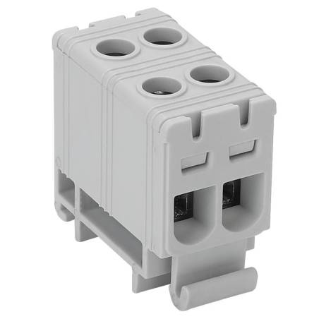 Złączka kompaktowa na szynę, szara 1.5-16mm2 FLEAL-16/2