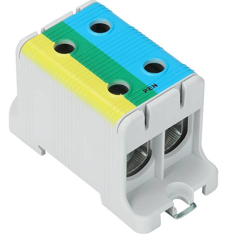 Złączka kompaktowa na szynę i płytę montażową, 16-95mm2 FLEAL-95/2KZS