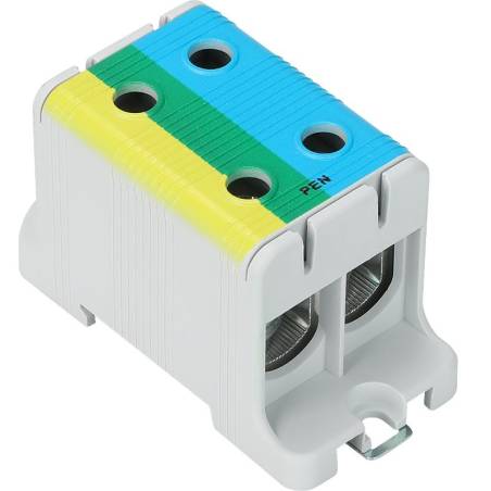 Złączka kompaktowa na szynę i płytę montażową, 16-95mm2 FLEAL-95/2KZS