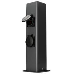 Słupek ogrodowy z gniazdem typu French - GARN2F