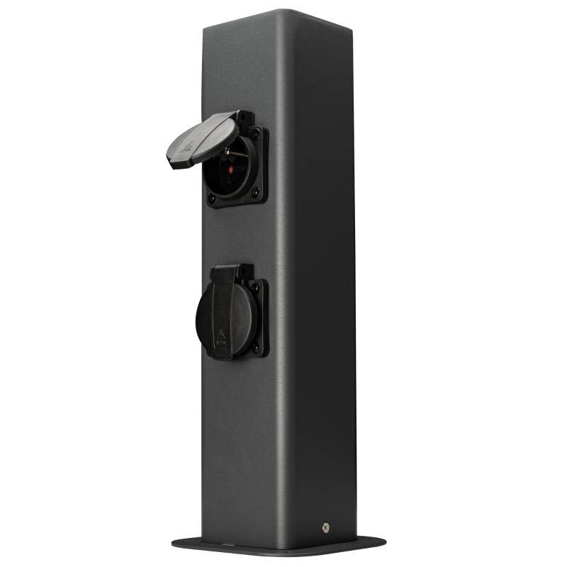 Słupek ogrodowy z gniazdem typu French - GARN2F