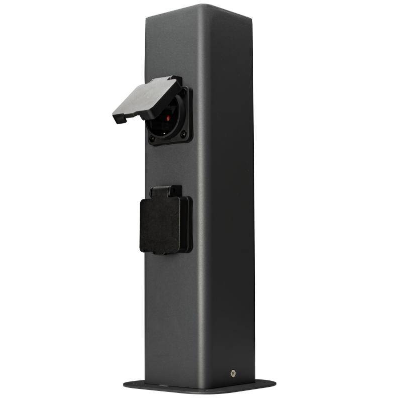 Słupek ogrodowy z gniazdem typu Schuko - GARN2S