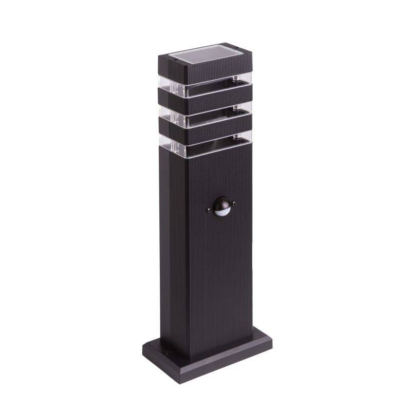 Lampa ogrodowa stojąca SO-40P GU10 PIR IP44 czarny