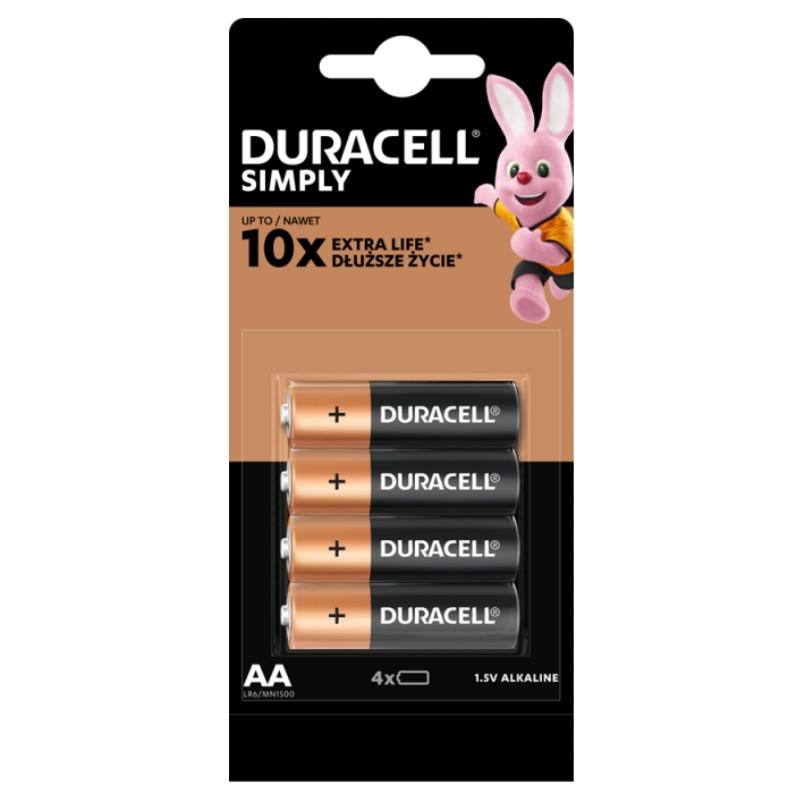 Bateria Duracell Simply Alkaline AA LR6