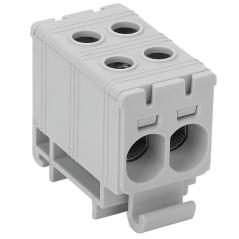 Złączka kompaktowa na szynę, szara 2.5-35mm2 FLEAL-35/2