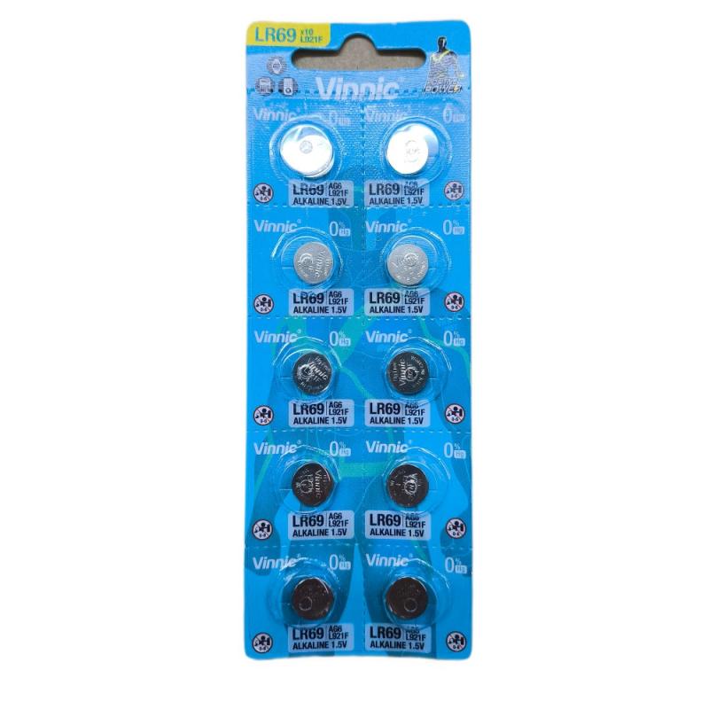 Bateria alkaiczna AG6, G6, LR69, LR921, LR920 (10 szt)