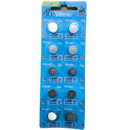 Bateria alkaiczna AG9, G9, LR45, LR936 (10 szt)