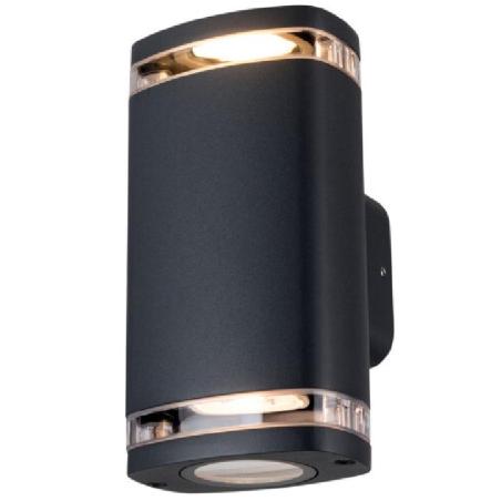 Kinkiet, oprawa elewacyjna ZEVI W EL 2xGU10 B