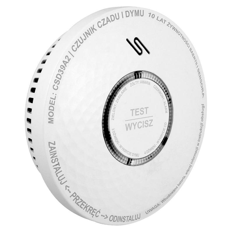 Czujnik czadu i dymu CSD-39A2
