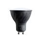 Żarówka LED 6W GU10 3000K czarna
