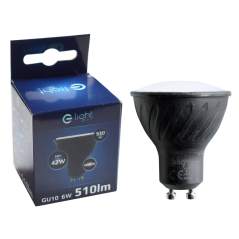 Żarówka LED 6W GU10 4000K czarna