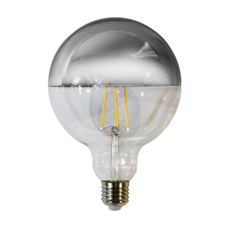 Żarówka Filamentowa LED 7W G125 E27 SILVER 3000K