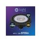 Żarówka LED 10W AR111 GU10 3000K czarna