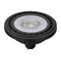 Żarówka AR111 - 12W GU10 3000K czarna