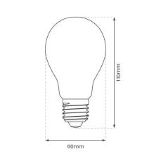 Żarówka LED 9W E27 A60 6000K
