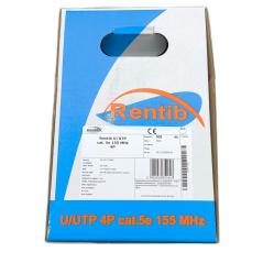 Przewód komputerowy U/UTP 4x2x0,5 kat. 5E 155Mhz Rentib Bitner