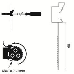 Opaska zaciskowa uchwyt kablowy paskowy UP-22 UV czarny (100 szt.)