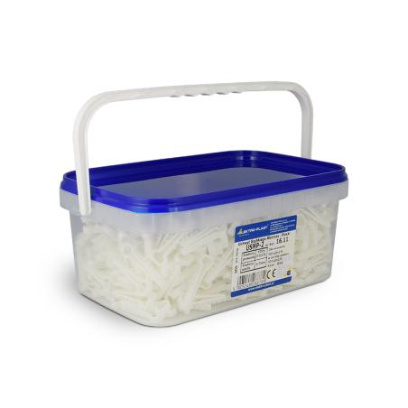 Uchwyt do przewodów szybkiego montażu, kablowy - płaski USMP-2 BOX (600 szt.)