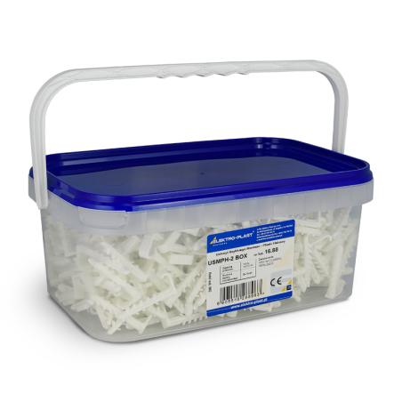 Uchwyt hakowy do przewodów szybkiego montażu, kablowy USMPH-2 BOX (600 szt.)