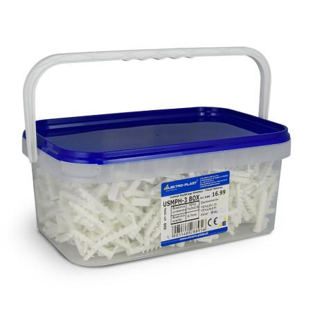 Uchwyt hakowy do przewodów szybkiego montażu, kablowy USMPH-3 BOX (600 szt.)