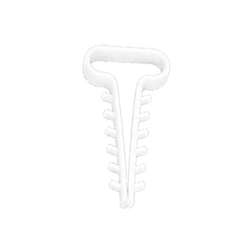 Uchwyt do przewodów szybkiego montażu, kablowy - płaski USMP-5 (100 szt.) Uchwyt do przewodów szybkiego montażu, kablowy - płaski USMP-5 (100 szt.)