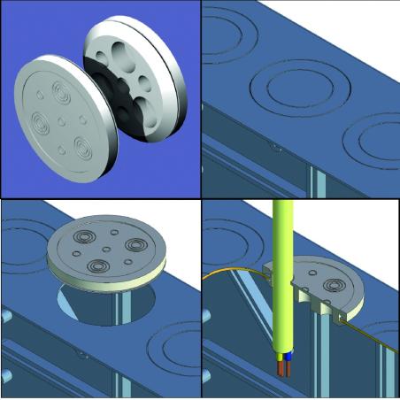Przepust membranowy PMB-1 1x(12-30mm)