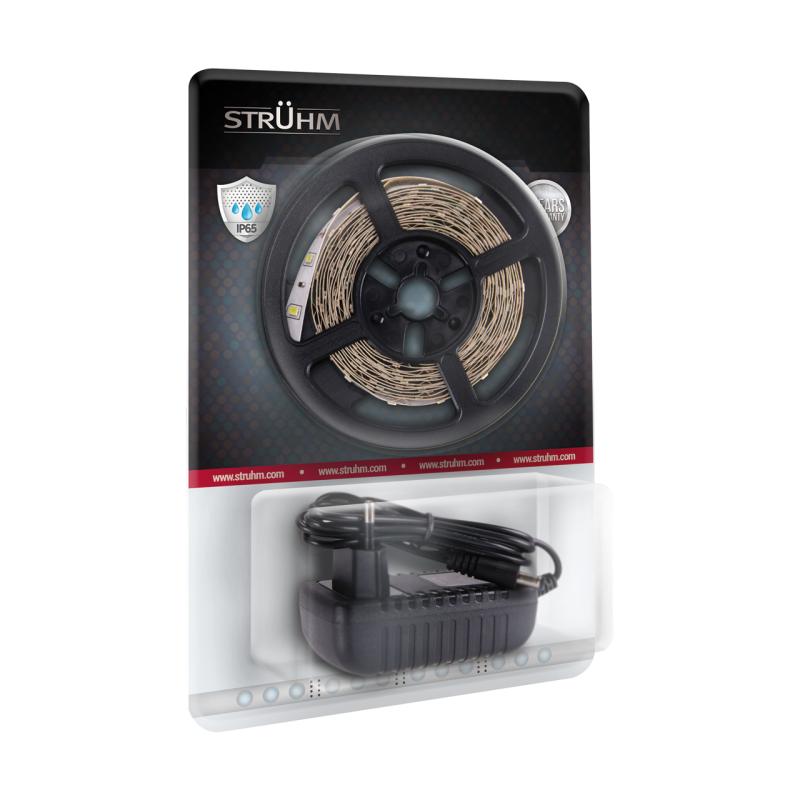Taśma LED LATE 3m 180 6500K IP65 z zasilaczem