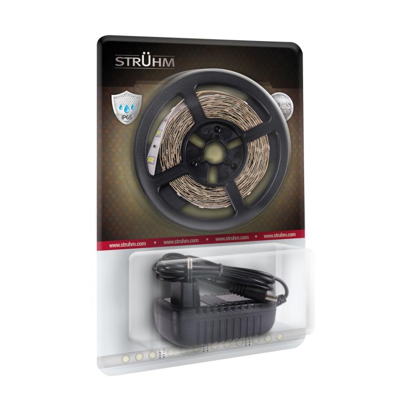 Taśma LED LATE 5m 300 3000K IP65 z zasilaczem