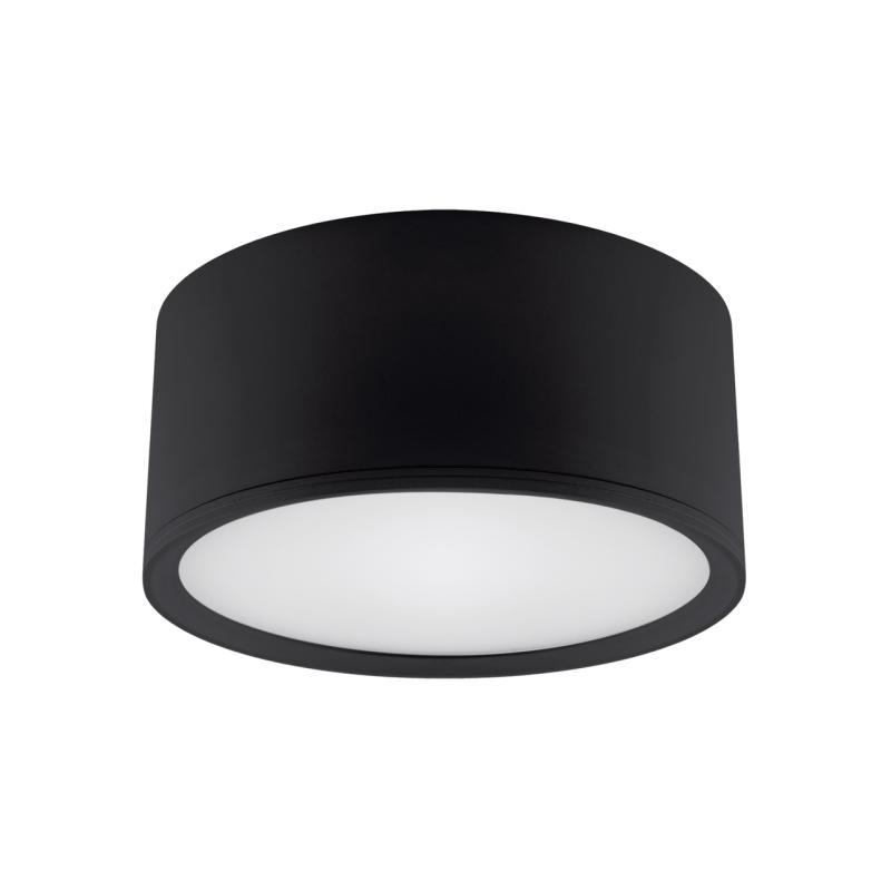 Oprawa sufitowa natynkowa tuba ROLEN LED 15W czarna 4000K