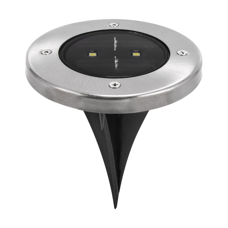 Lampa ogrodowa wbijana solarna GARET C 0,5W 5700K chrom