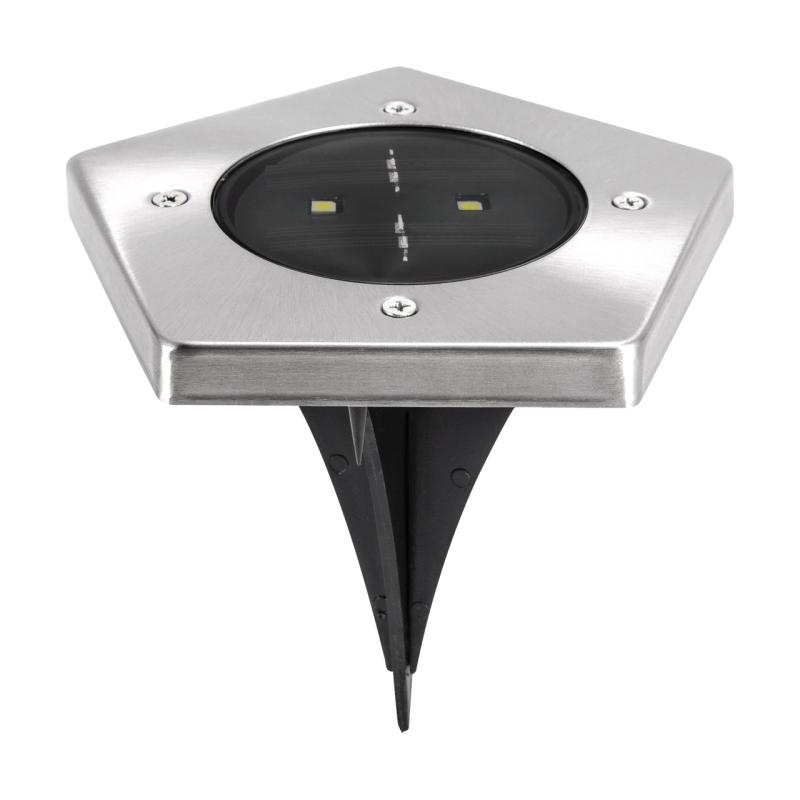 Lampa ogrodowa wbijana solarna GARET V 0,5W 5700K chrom