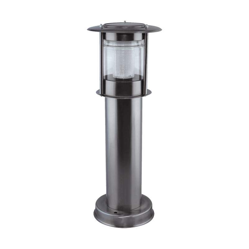Lampa ogrodowa stojąca solarna ESTERA 40cm 0,12W IP44 6500K chrom