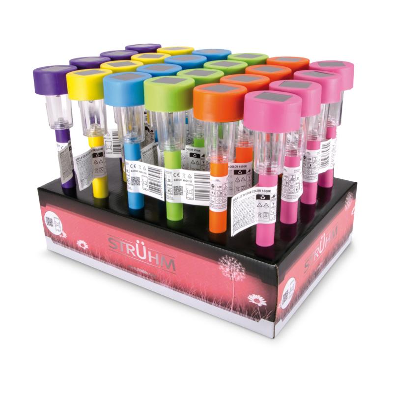 Lampa ogrodowa wbijana solarna SOPLA 36 0,06W 6500K kolor do wyboru