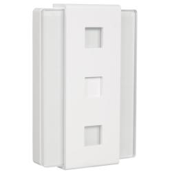 Gong dwutonowy Trafo Glasso z wbudowanym transformatorem GNW-248 biały