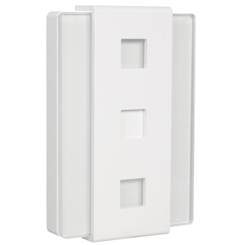 Gong dwutonowy Trafo Glasso z wbudowanym transformatorem GNW-248 biały