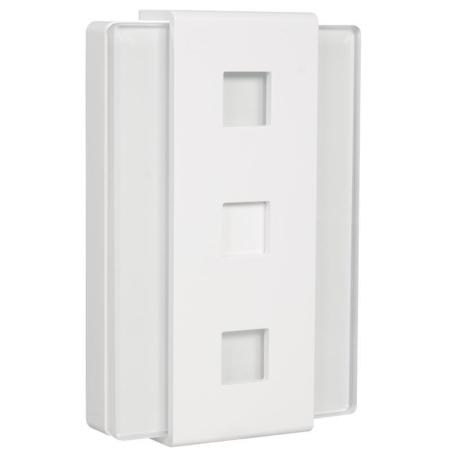 Gong dwutonowy Trafo Glasso z wbudowanym transformatorem GNW-248 biały