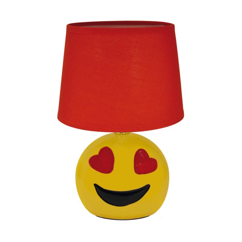 Lampka nocna stołowa dla dziecka EMO E14 czerwona