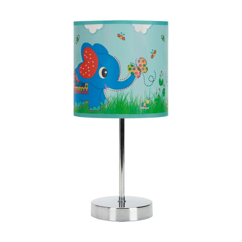 Lampka nocna stołowa dla dziecka NUKA E14 niebieska