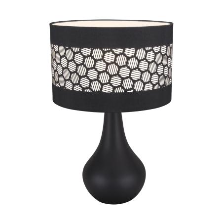 Lampka nocna stołowa WANDA E14 czarna