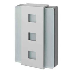 Gong dwutonowy Trafo Glasso z wbudowanym transformatorem GNW-248 srebrny