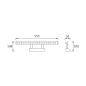 Kinkiet obrazowy LED ALBATROS-6 HL6652L 3900K IP20 chrom