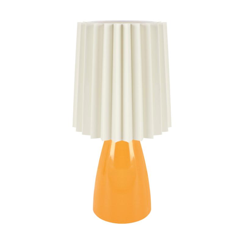 Lampka nocna stołowa MALMA E14 pomarańczowa