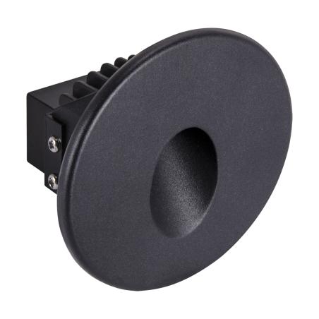 Oprawa schodowa LED  AZYL C 1,6W czarna 4000K