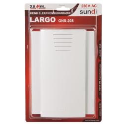 Gong Largo GNS-208 biały Zamel