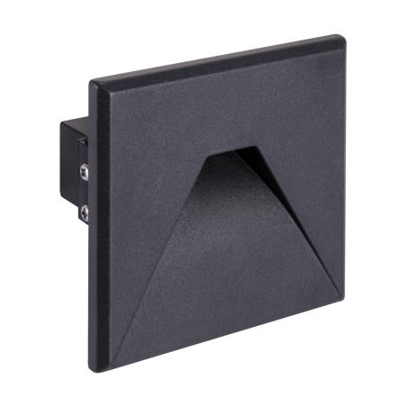 Oprawa schodowa LED  KURS D 1,6W czarna 4000K