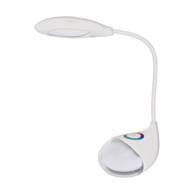 Lampka biurkowa BOA LED 6W RGB 4100K biała