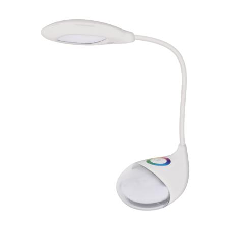 Lampka biurkowa BOA LED 6W RGB 4100K biała