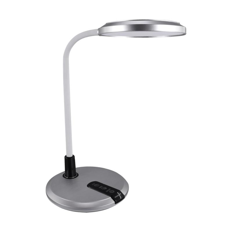 Lampka biurkowa PLATON LED 6,5W 3000K/4000K/6500K srebrna