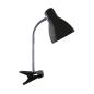 Lampka biurkowa KATI E27 czarna klips